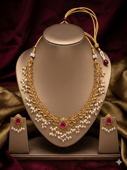 AUR248- Necklace and Earrings Set