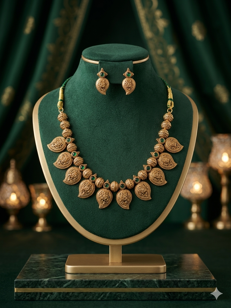 AUR249- Necklace and Earrings Set