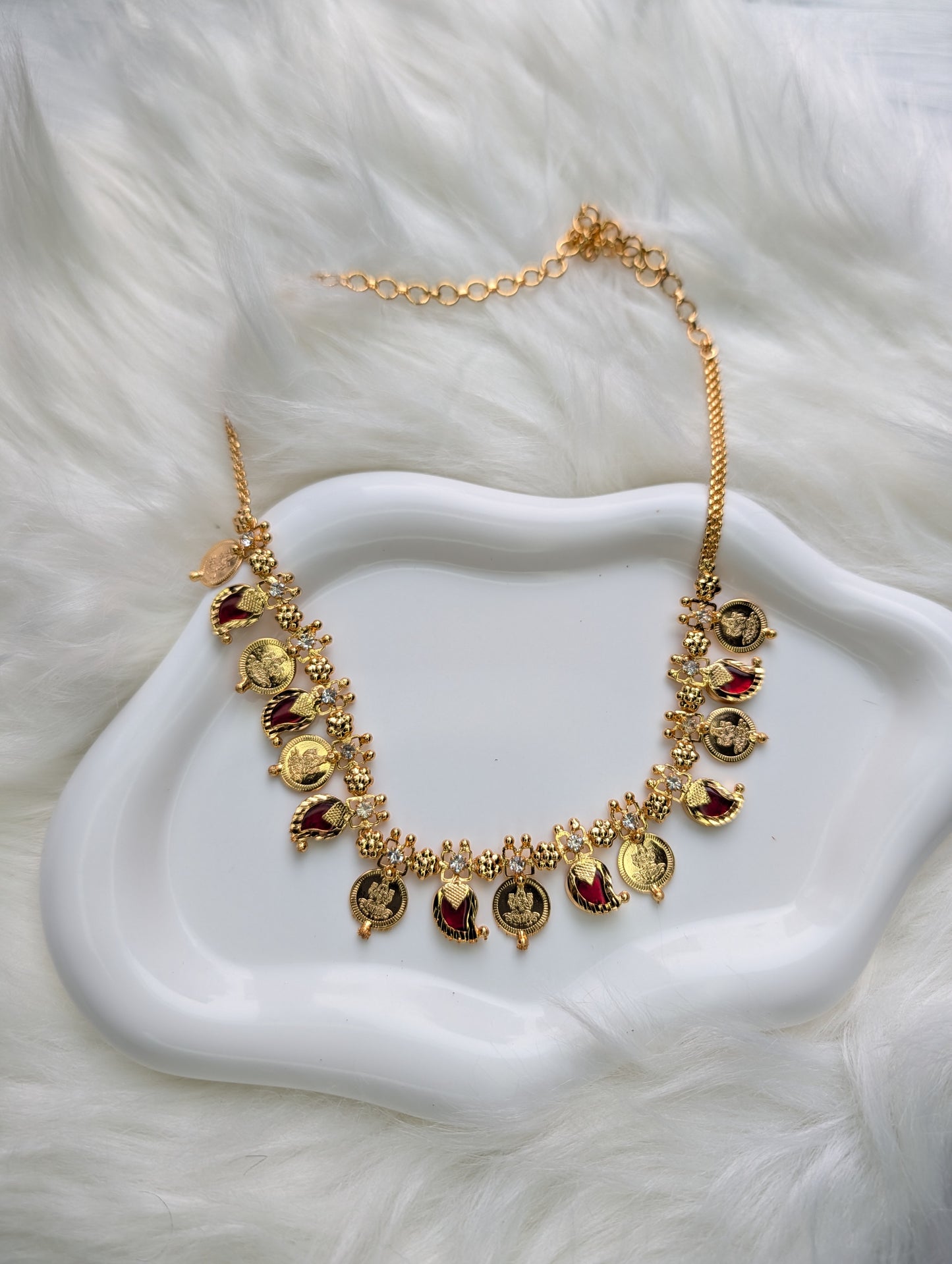 AUR066-Maanga Kaasu Necklace