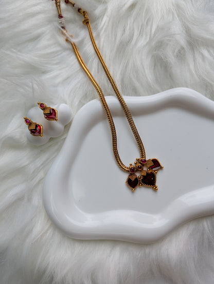 AUR058- Simple Jewelry -Necklace and Earring