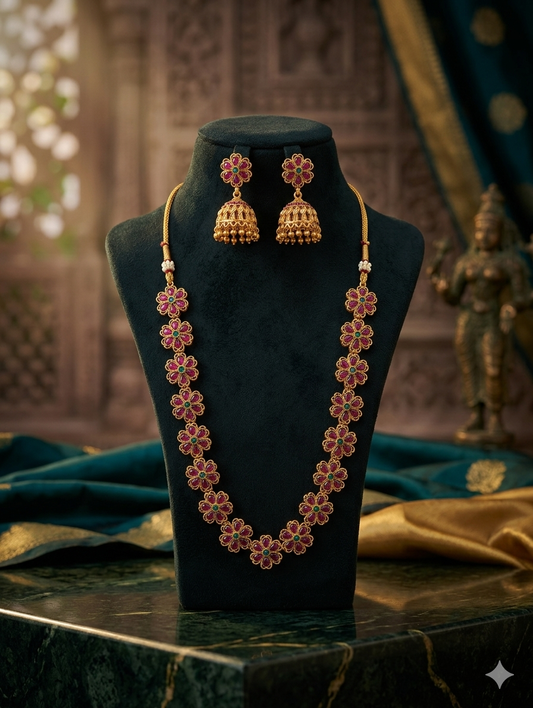 AUR253- Necklace and Earrings Set